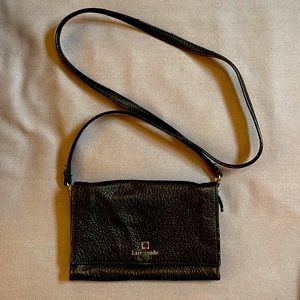 Kate Spade black cross body purse